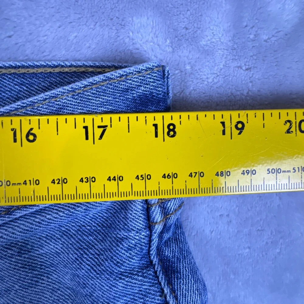 Levis 501 Original Fit Mens Blue Denim Straight Leg Button Fly Jeans 36x30